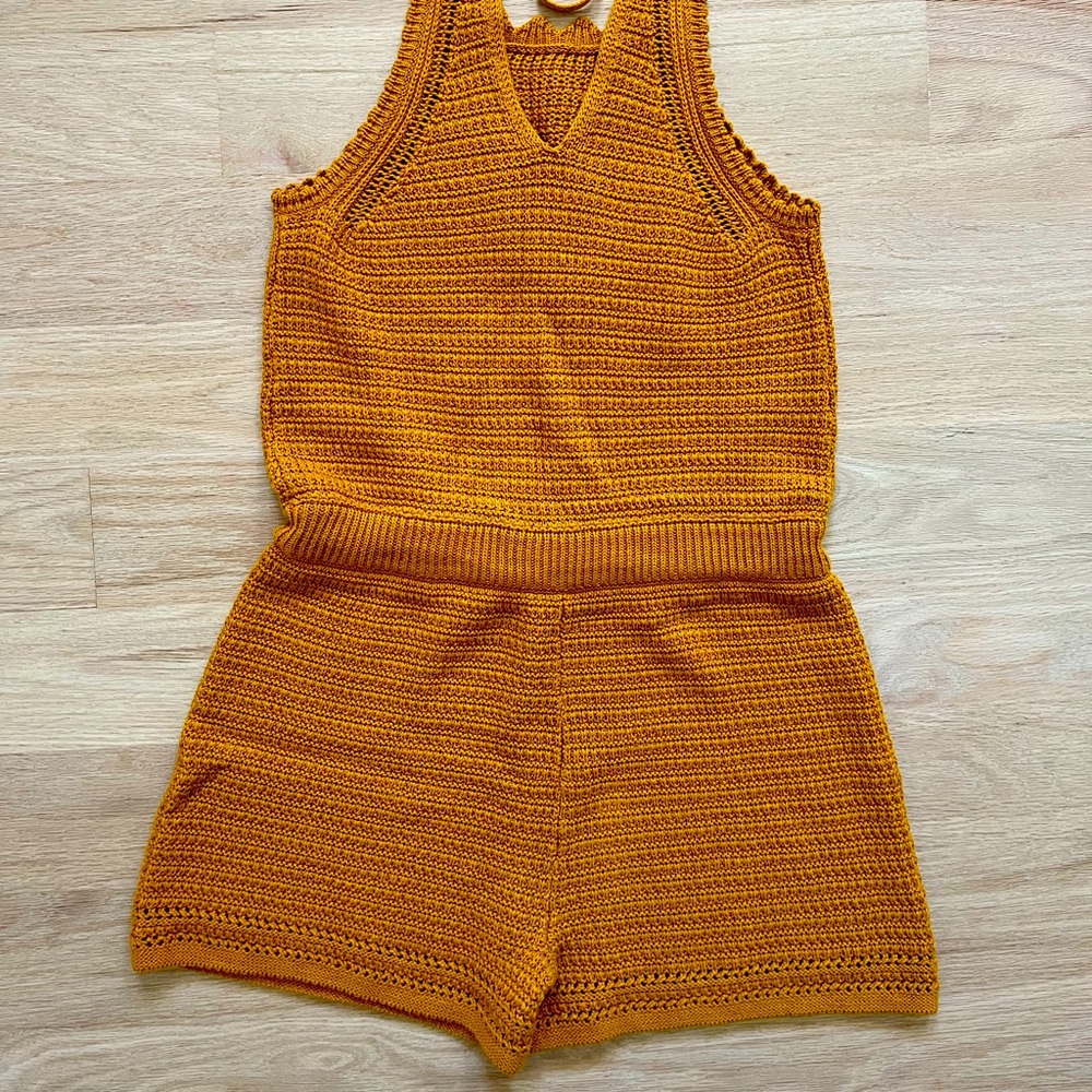 Crochet romper, new with tags. Size small